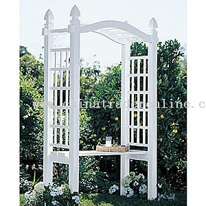 Garden Arbor with Bench